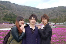 富士芝桜フェスタへ。富士山と芝桜のコントラストがとてもきれいでした。