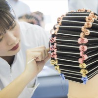 パーマを巻く練習もできるよ
